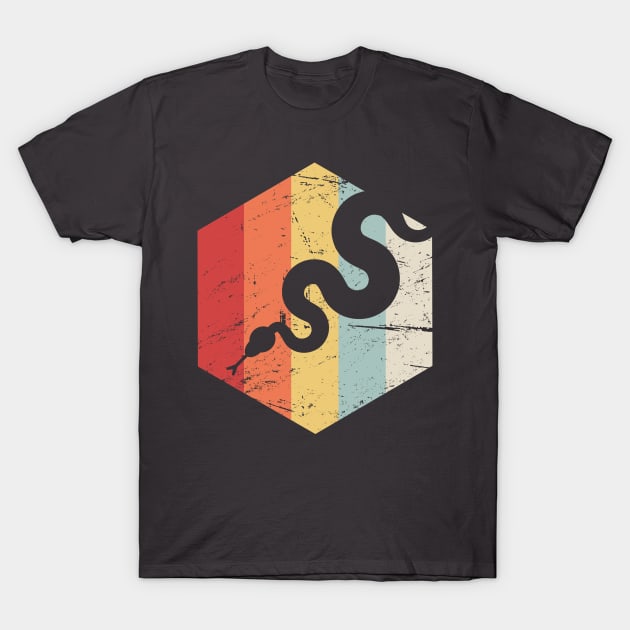 Retro Vintage Snake T-Shirt by MeatMan